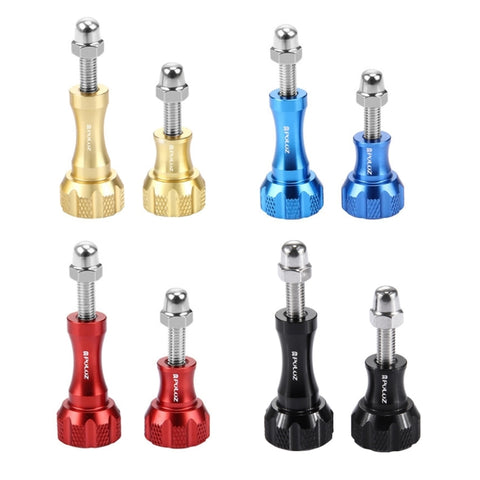 PULUZ Set de viti et dadi avec bulle en aluminium CNC avec manopole en aluminium pour GoPro Hero11 Black / HERO10 Black / HERO9 Black / HERO8 Black /7/6/5/5 Session /4 Session /4/3+ /3/2/1, DJI Osmo Action, Xiaoyi et autres caméras d'action