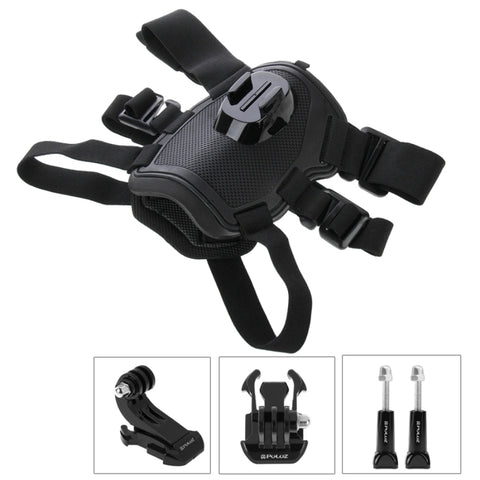 PULUZ Hound Dog Imbracatura per il recupero della cinghia toracica regolabile per GoPro Hero11 Black / HERO10 Black / HERO9 Black / HERO8 Black / HERO7 /6 /5 /5 Session /4 Session /4 /3+ /3 /2 /1, Insta360 ONE R,DJI Osmo Action e altre action camera���...