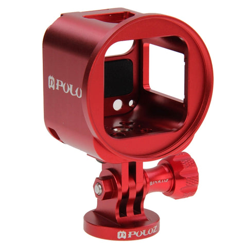 PULUZ Guscio alloggiamento Kit gabbia protettiva in lega di alluminio CNC con chiave in metallo, copriobiettivo, vite e adattatore per treppiede per GoPro HERO5 Session /HERO4 Session /HERO Session, For HERO5 Session UK Stock, For HERO5 Session US Stock
