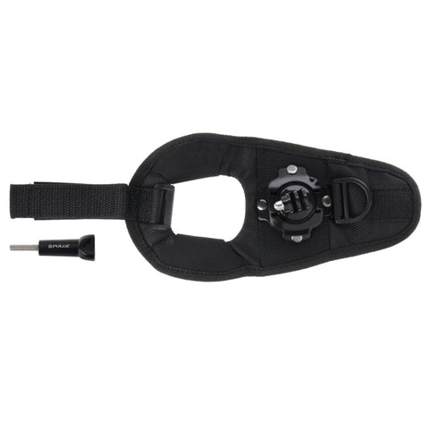 Fascia per montaggio sul palmo del guanto con rotazione a 360 gradi per GoPro