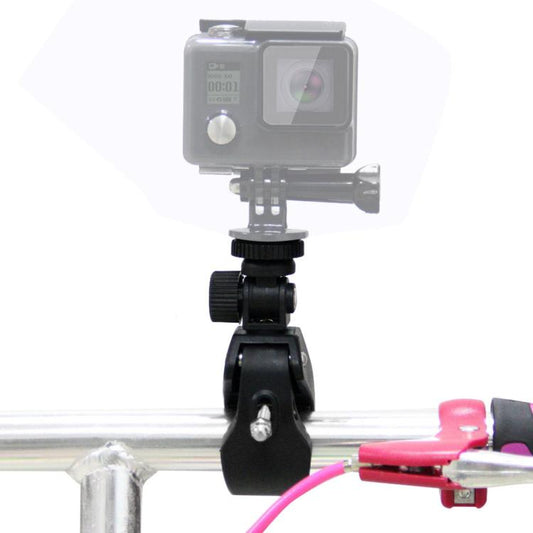 PULUZ Supporto per Manubrio per Bicicletta Moto con Supporto per Treppiede e Vite per GoPro Hero11 Nero / HERO10 Nero /9 Nero /8 Nero /7 /6 /5 /5 Sessione /4 Sessione /4 /3+ /3 /2 /1, DJI Osmo Actione altre action camera, Lengthened Mount