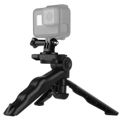 Supporto per treppiede pieghevole PULUZ Grip con adattatore e viti per GoPro Hero11 Black / HERO10 Black / HERO9 Black / HERO8 Black / HERO7 /6 /5 /5 Session /4 Session /4 /3+ /3 /2 /1, Xiaoyi e altre azioniFotocamere, carico massimo: 2 kg, Load Max: 2kg
