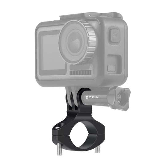 PULUZ Adattatore per manubrio bici Supporto in alluminio per GoPro Hero11 Black / HERO10 Black /9 Black /8 Black /7 /6 /5 /5 Session /4 Session /4 /3+ /3 /2 /1, DJI Osmo Action e altre action cam, Aluminum Mount