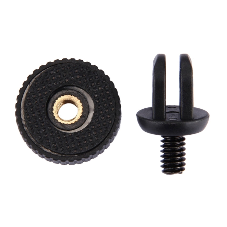 PULUZ Adattatore per montaggio su treppiede a vite da 1/4 di pollice per GoPro Hero11 Nero / HERO10 Nero /9 Nero /8 Nero /7 /6 /5 /5 Sessione /4 Sessione /4 /3+ /3 /2 /1, DJI Osmo Action eAltre action camera Foro per vite diametro 5 mm, diametro 3,3 cm