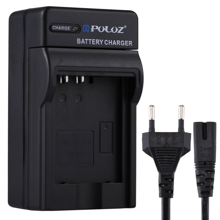 caricabatteria-con-spina-eu-puluz-con-cavo-per-batteria-nikon-en-el12-en-el12-eu-plug - immagine 1