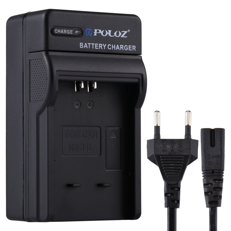 caricabatteria-con-presa-eu-puluz-con-cavo-per-batteria-canon-nb-11l-nb-11l-ue-plug - immagine 1
