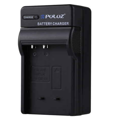PULUZ Caricabatteria con presa EU con cavo per batteria Casio CNP120, CNP120 EU Plug