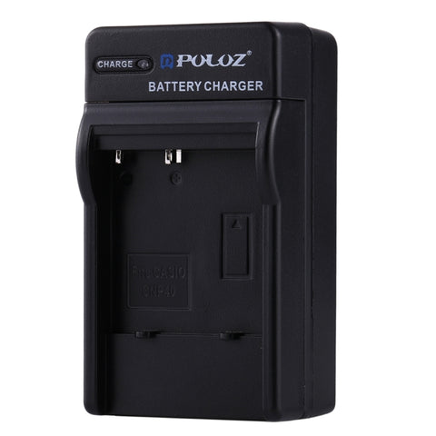 Caricabatterie da auto PULUZ per batteria fotocamera CASIO CNP40