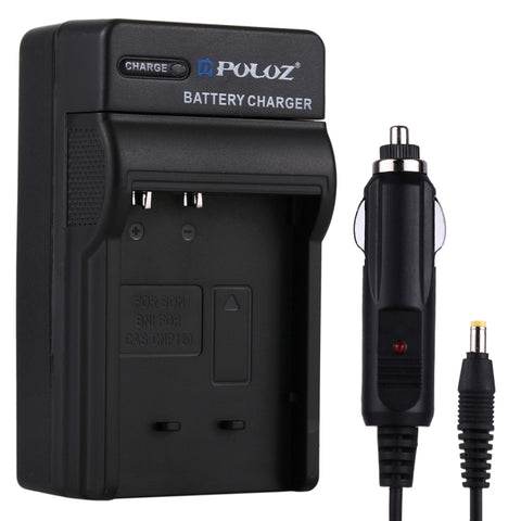 Caricabatteria da auto PULUZ per batteria fotocamera Casio CNP120