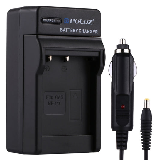 caricabatteria-da-auto-per-batteria-per-fotocamera-digitale-puluz-per-batteria-casio-np-110-np-110-car-charger - immagine 1