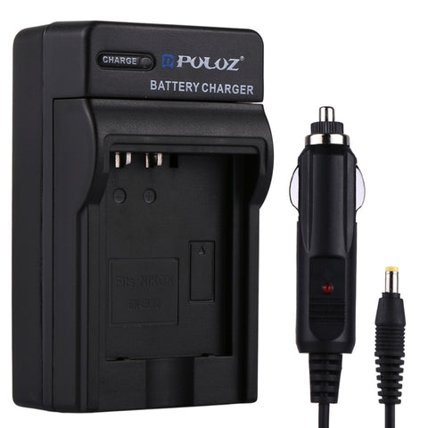 Caricabatteria da auto per batteria per fotocamera digitale PULUZ per batteria Nikon EN-EL12, EN-EL12  Car Charger