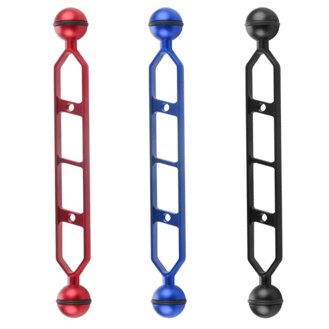 Braccio a double sfera en lega di alluminio PULUZ da 9,0 pouces (rouge), 9,0 pouces (noir)