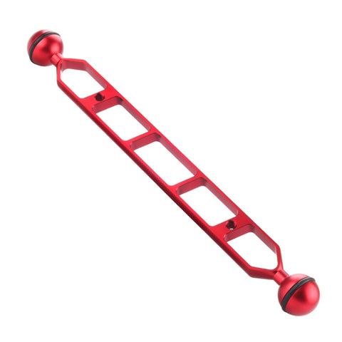 PULUZ Braccio a doppia sfera en lega di alluminio da 11,0 pouces (rouge), 11,0 pouces (noir)