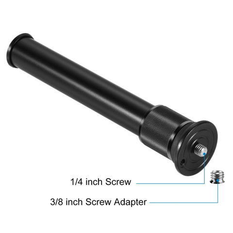PULUZ Asta di prolunga per monopiede con supporto per treppiede regolabile portatile in metallo per fotocamere DSLR e SLR, Adjustable Tripod