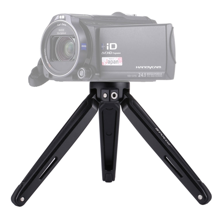 PULUZ Pocket Mini Treppiede da Tavolo in Metallo con Vite Adattatore Filettata da 1/4" a 3/8" per DSLR e Fotocamere Digitali, Altezza Regolabile: 4,5-15 cm, Carico: 20 kg, Desktop Tripod R, Desktop Tripod B, Desktop Tripod B(AE)