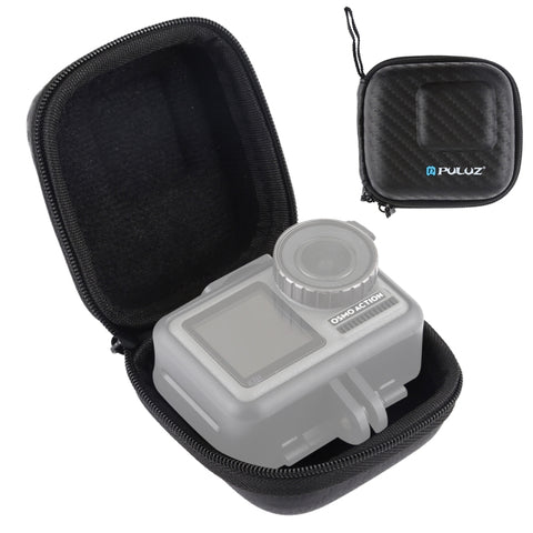 PULUZ Mini borsa portaoggetti portatile in fibra di carbonio per DJI OSMO Action, GoPro, Mijia, Xiaoyi e altre fotocamere di dimensioni simili, PULUZ For DJI OSMO Action