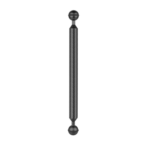 Braccio galleggiante in fibra di carbonio a doppia sfera PULUZ da 11 pollici, 28 cm, lunghezza 20,8 mm, diametro sfera: 25 mm, 11 inch Black, 11 inch Blue, 11 inch Red
