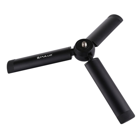 PULUZ Mini Pocket Metal Supporto per treppiede da tavolo con vite da 1/4 di pollice per DSLR e fotocamere digitali, carico: 10 kg, Desktop Tripod