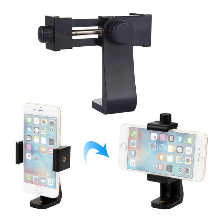 PULUZ 360 Degree Rotating Universal Horizontal Vertical Shooting Phone Clamp Holder Bracket for iPhone, Galaxy, Huawei, Xiaomi, Sony, HTC, Google and ot...