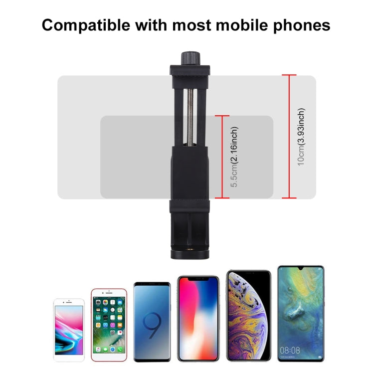 PULUZ 360 Degree Rotating Universal Horizontal Vertical Shooting Phone Clamp Holder Bracket for iPhone, Galaxy, Huawei, Xiaomi, Sony, HTC, Google and ot...