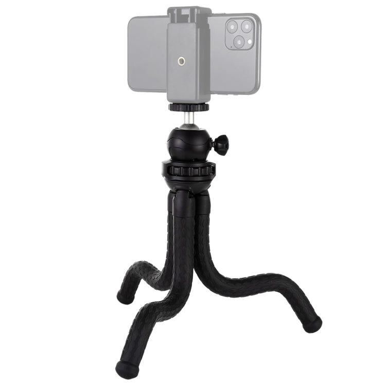 PULUZ Mini Octopus Flexible Tripod Holder with Ball Head for SLR Cameras, DJI, Insta360, GoPro and Other Action Cameras, Cellphone, Size:30cmx5cm       ...