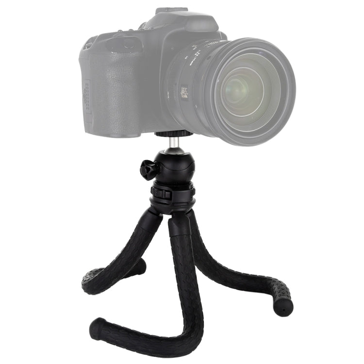 PULUZ Mini Octopus Flexible Tripod Holder with Ball Head for SLR Cameras, DJI, Insta360, GoPro and Other Action Cameras, Cellphone, Size:30cmx5cm       ...