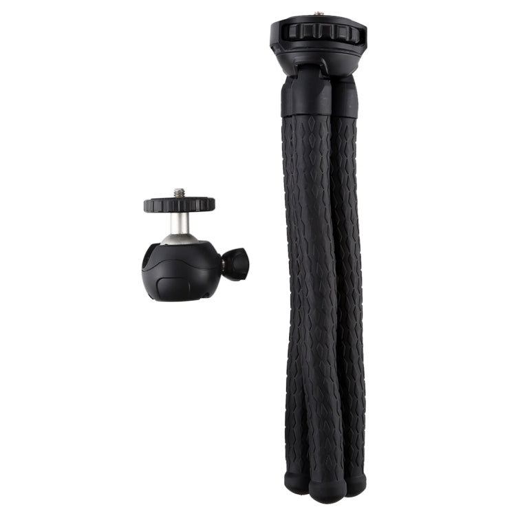PULUZ Mini Octopus Flexible Tripod Holder with Ball Head for SLR Cameras, DJI, Insta360, GoPro and Other Action Cameras, Cellphone, Size:30cmx5cm       ...