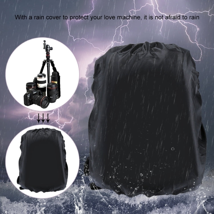 PULUZ Zaino per fotocamera con stabilizzatore PTZ portatile impermeabile antigraffio a doppia spalla con copertura antipioggia per fotocamera digitale, ...