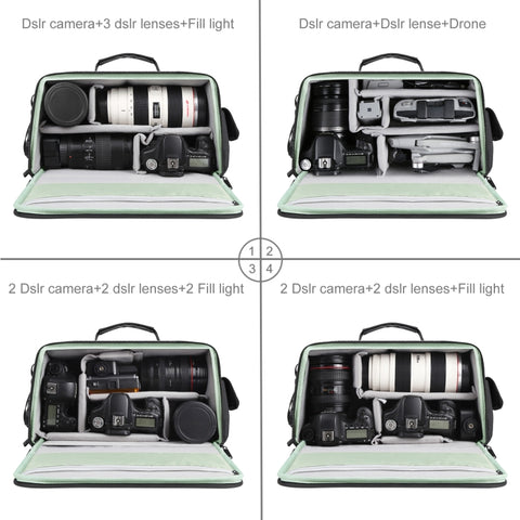Borsa a tracolla per fotocamera portatile PULUZ Borsa a tracolla per archiviazione digitale, Sac à bandoulière bandoulière