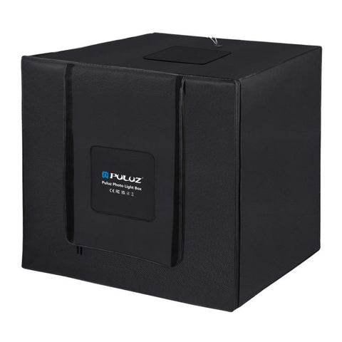 PULUZ 80 cm pieghevole portatile 80 W 9050LM luce bianca illuminazione fotografica studio di ripresa tenda kit con 3 colori (nero, bianco, arancione) fondali, 80cm Box(US), 80cm Box(EU), 80cm Box(AU), 80cm Box(UK)
