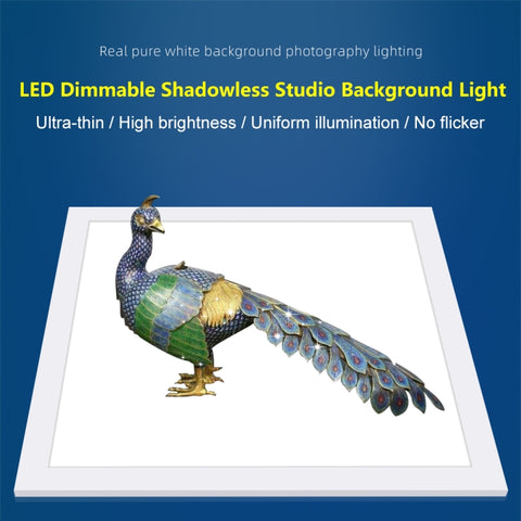 PULUZ 1000LM LED Acrilico No Polare Oscuramento Luce Senza Ombre con Interruttore per Scatola da Studio Fotografico da 40 cm, Light(US), Light(UK), Light(EU), Light(AU), Light (JP PSE Certified)