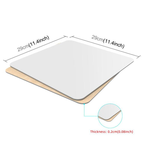 Pannello di sfondo riflettente acrilico per tavolo da esposizione fotografico PULUZ da 30 cm, 30cm