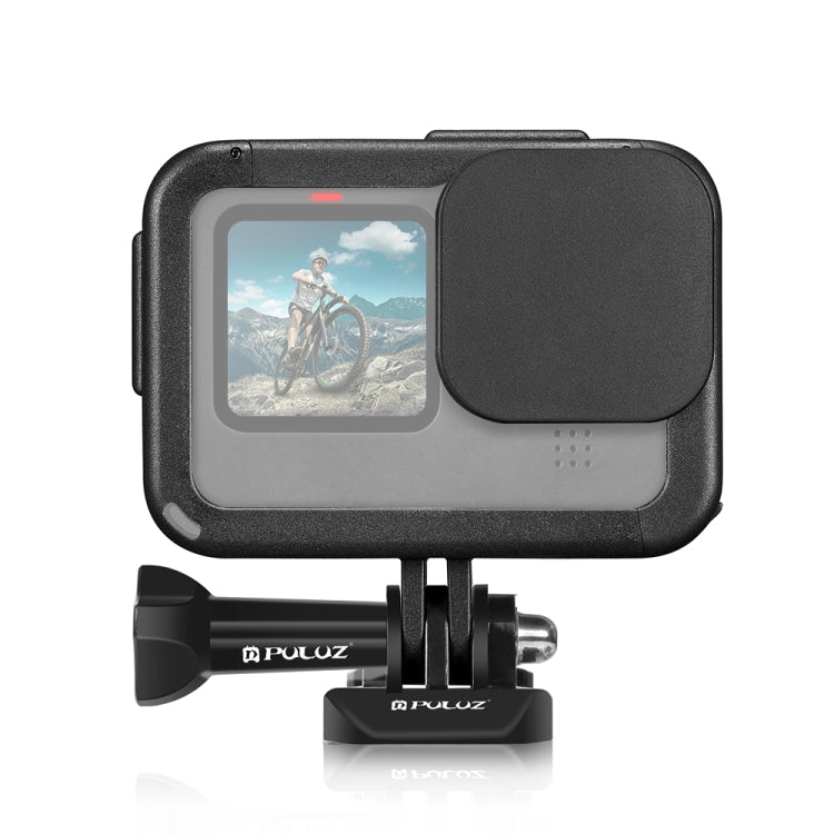 PULUZ Chargeable PA Frame Mount Cage with Cold Shoe Base Slot for GoPro HERO13 Black /12 Black /11 Black /11 Black Mini /10 Black /9 Black              ...