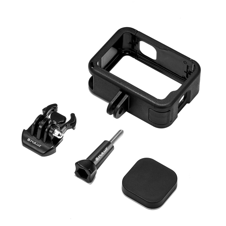 PULUZ Chargeable PA Frame Mount Cage with Cold Shoe Base Slot for GoPro HERO13 Black /12 Black /11 Black /11 Black Mini /10 Black /9 Black              ...