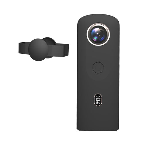 Custodia protettiva in silicone PULUZ con copriobiettivo per fotocamera panoramica Ricoh Theta SC2 360, Silicone Case For Ricoh Theta SC2(Black), Silicone Case For Ricoh Theta SC2(Blue), Silicone Case For Ricoh Theta SC2(Red)