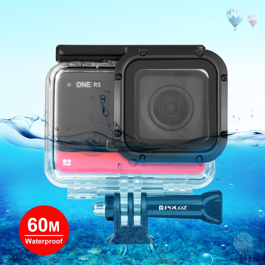 PULUZ Custodia subacquea per fotocamera subacquea con profondità subacquea di 60 m Custodia impermeabile per fotocamera Insta360 One RS 4K Edition, For Insta360 One RS 4K Edition Diving Case
