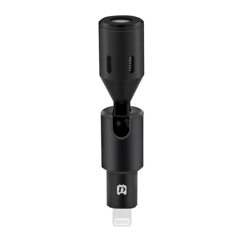 Micro réglable à condensateur omnidirectionnel pour téléphone cellulaire Jack PULUZ 8PIN, Microphone de téléphone 8 broches