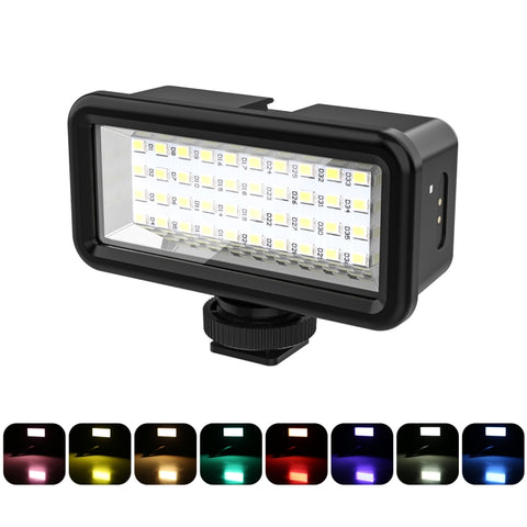 PULUZ 40 LED 40 m Luce di riempimento impermeabile per fotocamera Video Studio fotografico, 40 LED