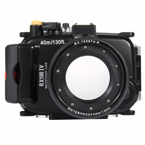 Custodia impermeabile per fotocamera subacquea PULUZ da 40 m di profondità subacquea per Sony RX100 IV, For RX100 IV