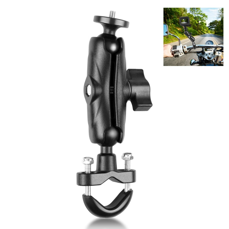 Supporto base con bullone a U per manubrio moto PULUZ per GoPro e altre action camera, Handlebar Mount