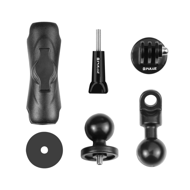 PULUZ Supporto per moto Specchio Base Foro Fisso per GoPro e altre action camera, Mirror Base Hole Mount