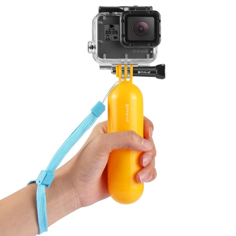 PULUZ Maniglia Galleggiante Bobber Impugnatura con Cinghia per GoPro Hero11 Black / HERO10 Black / HERO9 Black /HERO8 / HERO7 /6 /5 /5 Session /4 Session /4 /3+ /3 /2 /1, Insta360 ONE R, DJI OsmoAzione e altre action cam, Bobber Hand Grip
