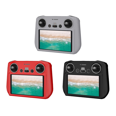 Pour DJI Mini 3 Pro / DJI RC avec protection en silicone PULUZ schermo, pour DJI Mini 3 Pro / DJI RC avec écran