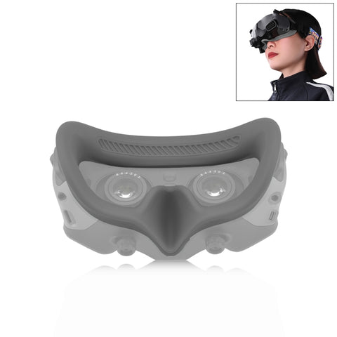 Pour lunettes DJI Avata 2 PULUZ Custodia protettiva en silicone per maschera per occhi volanti, pour lunettes DJI Avata 2