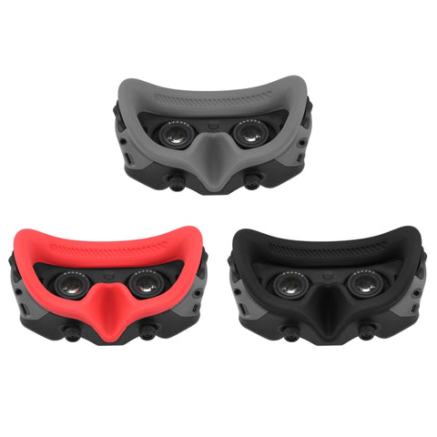 Pour lunettes DJI Avata 2 PULUZ Custodia protettiva en silicone per maschera per occhi volanti, pour lunettes DJI Avata 2