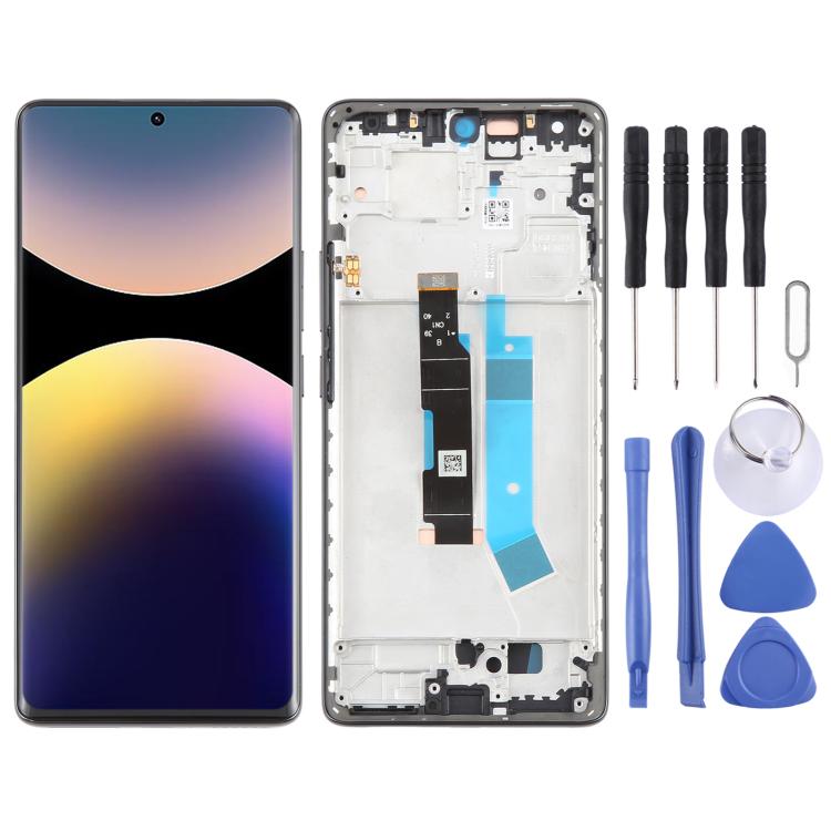 For Xiaomi Redmi Note 14 Pro 4G AMOLED Original LCD Screen Digitizer Full Assembly with Frame, For Xiaomi Redmi Note 14 Pro 4G (Original)               ...