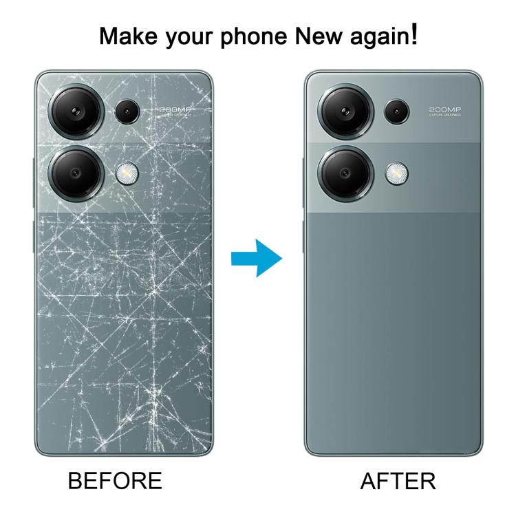 Xiaomi Redmi Note 13 Pro 4G OEM Back Cover & Lens Frame