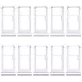 For Xiaomi Poco M6 4G 10pcs Original SIM Card Tray + SIM Card Tray / Micro SD Card Tray, For Xiaomi Poco M6 4G