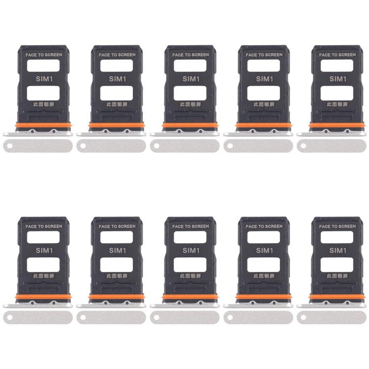 Xiaomi 14 Ultra SIM Card Tray Set - 10pcs Replacement Parts