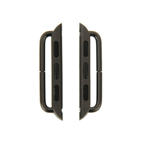2 pezzi per Apple Watch 38 mm cinturino in metallo connettore fibbia in metallo